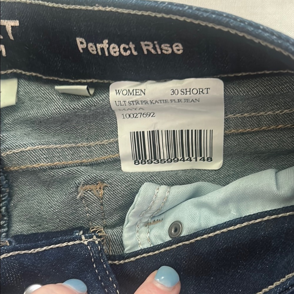 Ariat Maya Blue Jeans Katie Flare Perfect Rise 30S